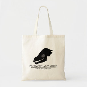Pachycephalosaurus Skull Tote Bag