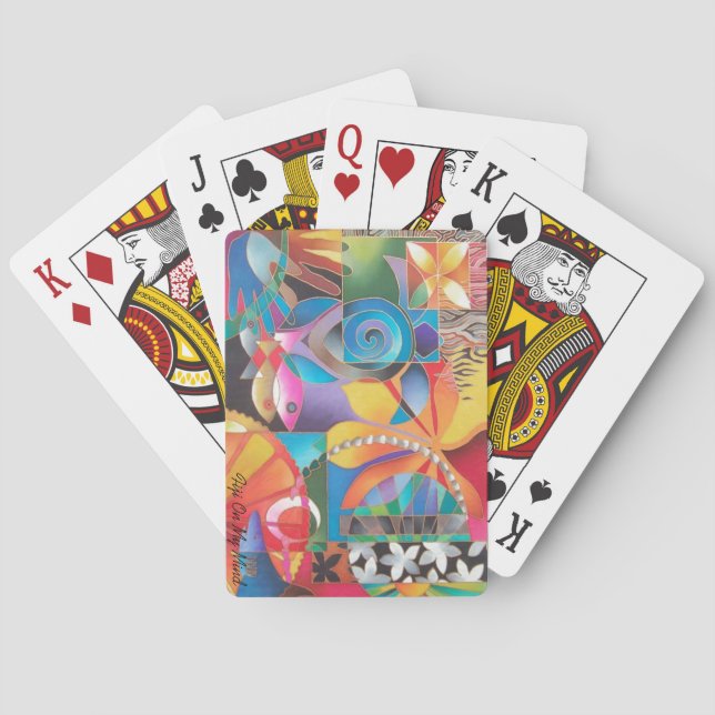 PACIFIC AFTERNOON PLAYING CARDS (Back)