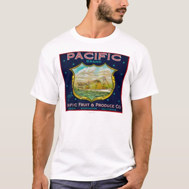 Pacific Apple Crate Label T-Shirt (Front)