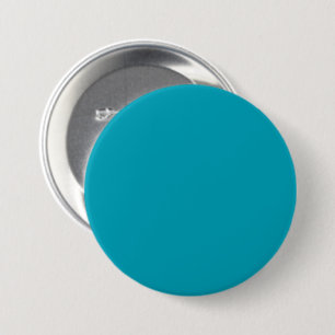 Pacific Blue 00A1B9 Colour - Option to Add Name 7.5 Cm Round Badge