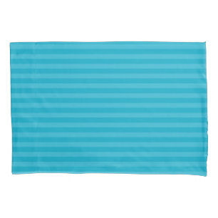 pacific blue and butterfly blue stripes pillowcase