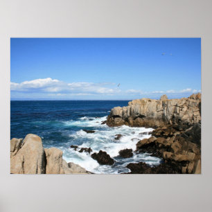 Pacific Coast, Cliffs Photo Poster