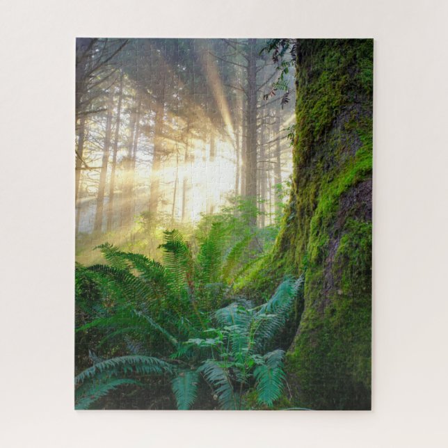 Pacific Coast Forest, Oregon Jigsaw Puzzle (Vertical)