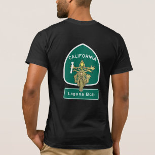 Pacific Coast Highway Biker at Laguna Beach T-Shirt