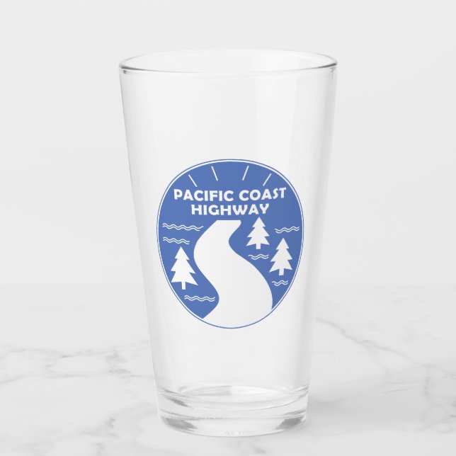 Pacific Coast Highway Glass (Front)