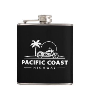 Pacific Coast Highway Motorcycle Hip Flask