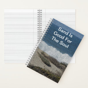 Pacific Coast Landscape Photo Beach Waves Mosaic Notebook