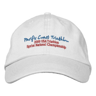 Pacific Coast Triathlon Embroidered Hat