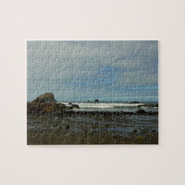 Pacific Coastline at Redwood National Park Jigsaw Puzzle (Horizontal)