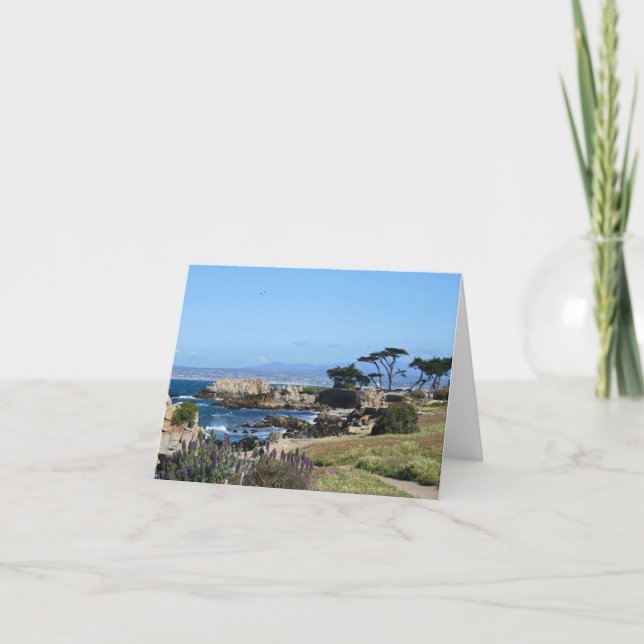 Pacific Coastline, Blank Note Card (Front)