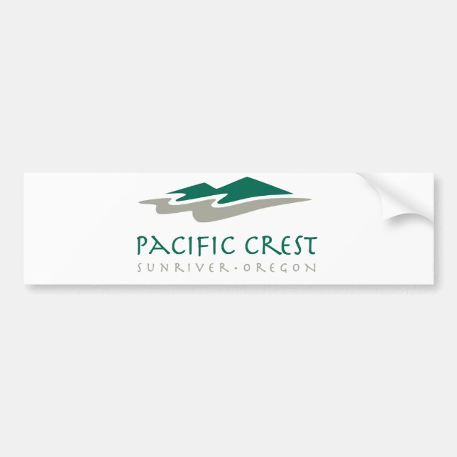 Pacific Crest Bumper Sticker (Front)