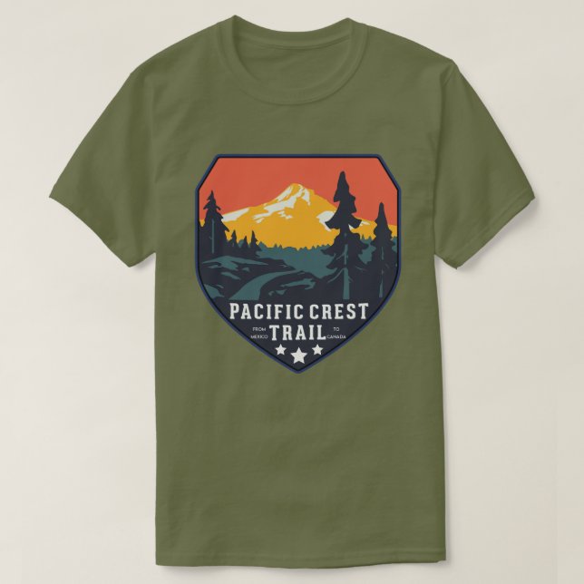 Pacific Crest National Scenic Trail T-Shirt (Design Front)