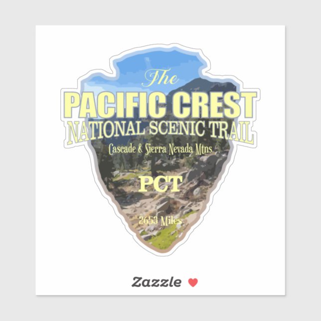 Pacific Crest Trail (arrowhead) (Sheet)