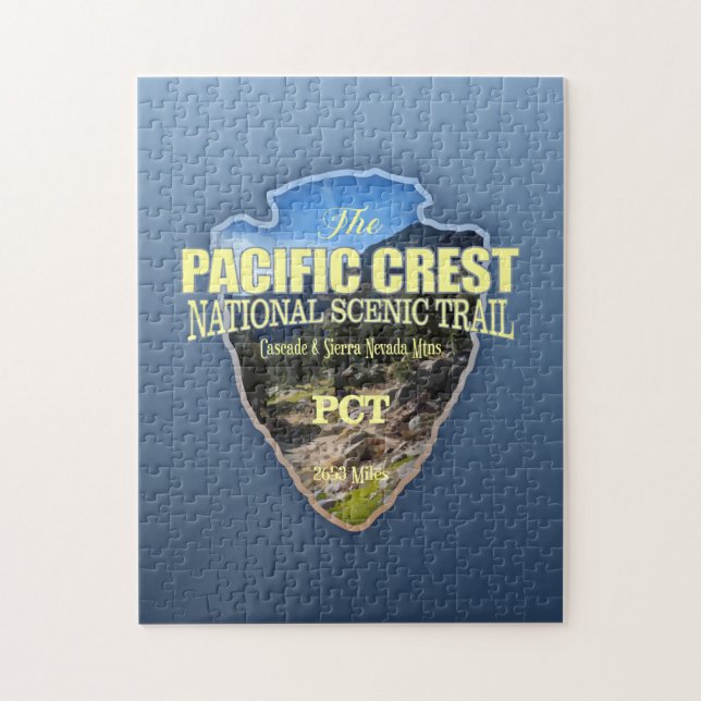 Pacific Crest Trail (arrowhead) Jigsaw Puzzle (Vertical)