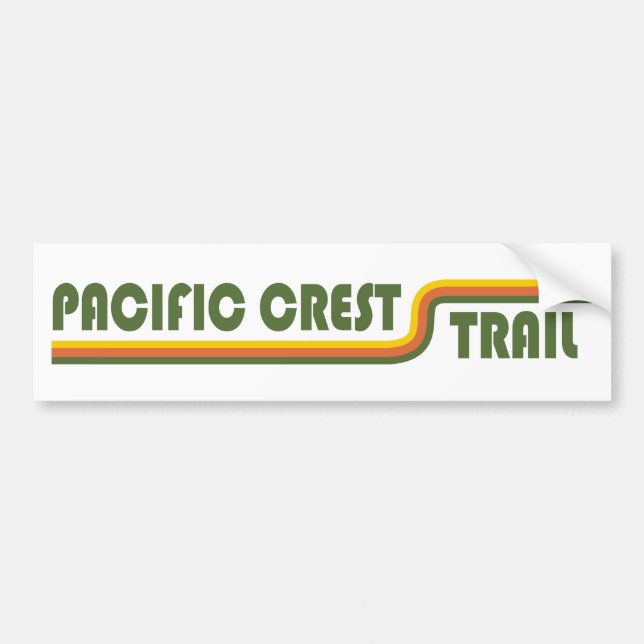 Pacific Crest Trail Bumper Sticker (Front)