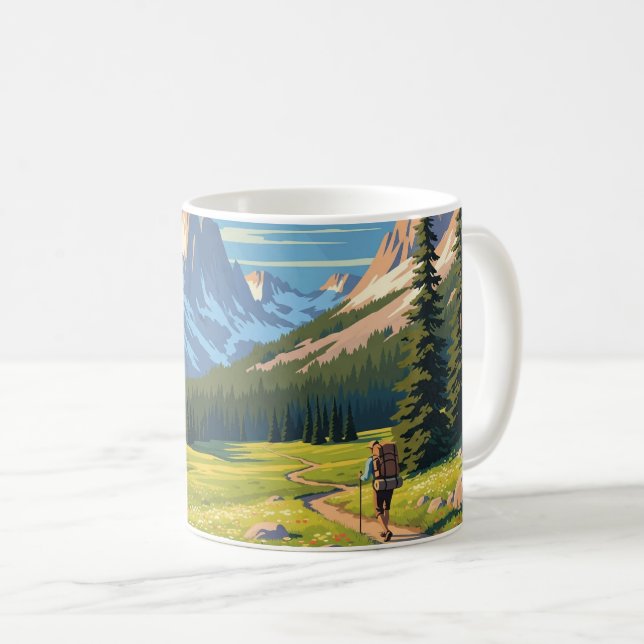 Pacific Crest Trail Coffee Mug (Front Right)