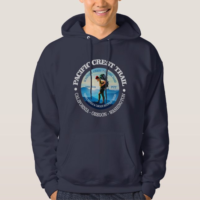 Pacific Crest Trail (Hiker C) Hoodie (Front)