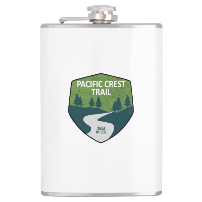 Pacific Crest Trail Hip Flask (Front)