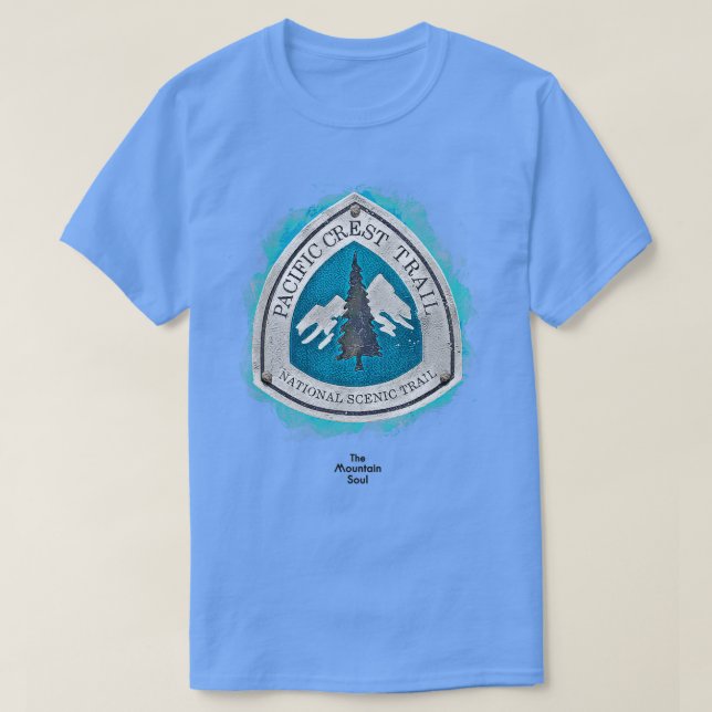 Pacific Crest Trail PCT Trail Marker T-Shirt (Design Front)