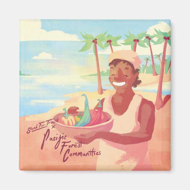 Pacific Forest Communities Magnet (Front)