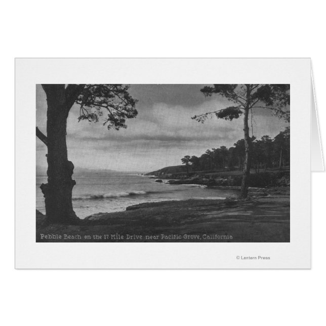 Pacific Grove, CA - Pebble Beach on 17 Mile Driv (Front Horizontal)