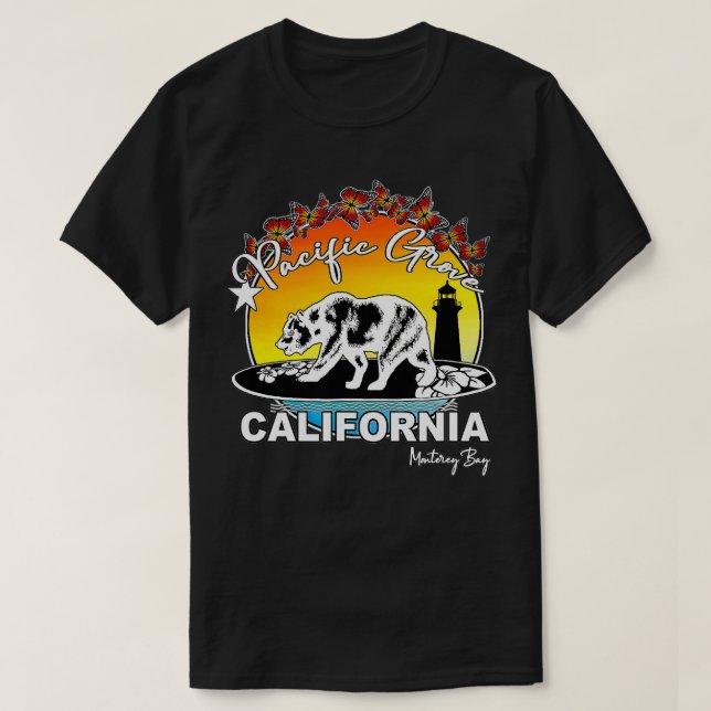 Pacific Grove California MontereyBay Souvenir  T-Shirt (Design Front)