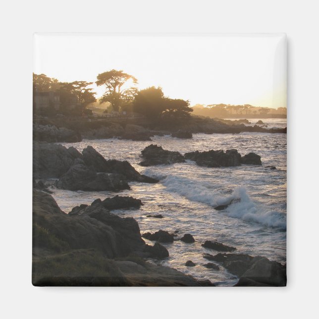 Pacific Grove Sunset Magnet (Front)