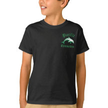 Pacific Gymnastics kids black t-shirt