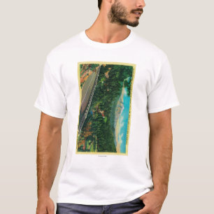 Pacific Highway with Mt. Shasta in Distance T-Shirt