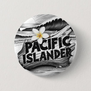 Pacific Islander Pride 6 Cm Round Badge