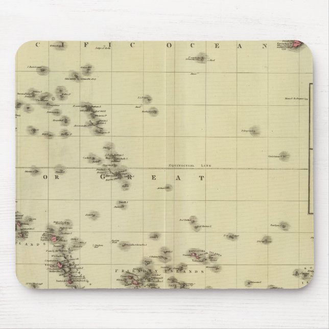 Pacific islands mouse pad (Front)