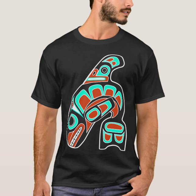 Pacific Northwest Coast Orcam Tribal T-Shirt (Front)