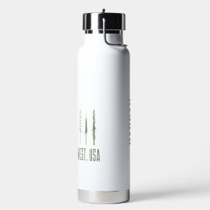 Pacific Northwest (Customisable) Water Bottle