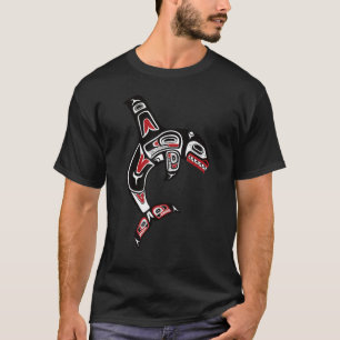 Pacific Northwest Haida Orca Killer Whale T-Shirt