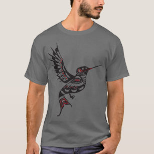 Pacific Northwest Hummingbird native american sali T-Shirt
