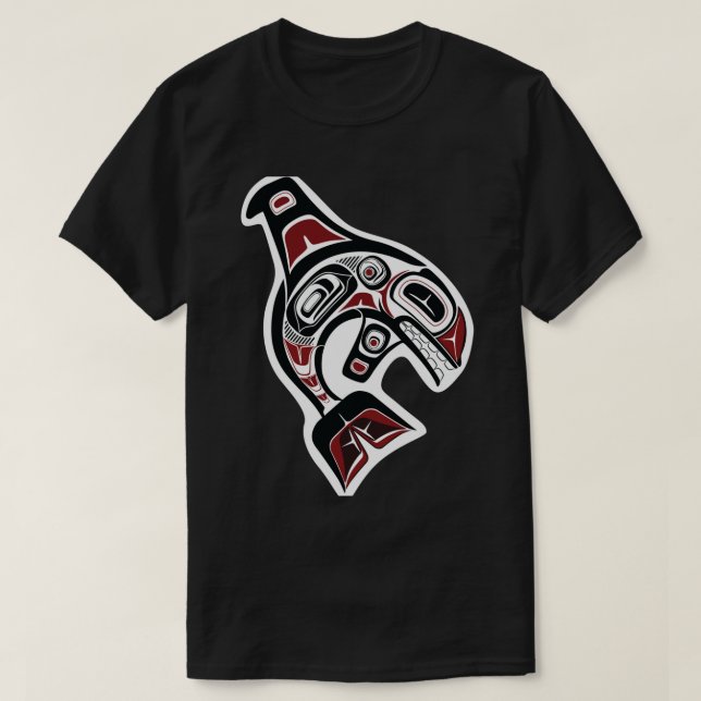 Pacific Northwest Orca native american salish form T-Shirt (Design Front)