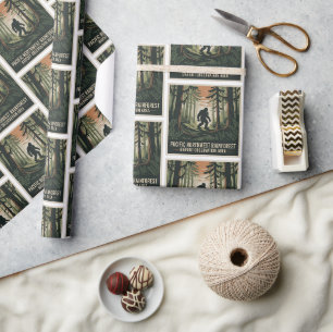 Pacific Northwest Rainforest Wrapping Paper