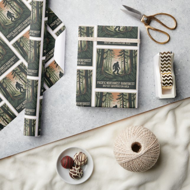 Pacific Northwest Rainforest Wrapping Paper (Crafts)