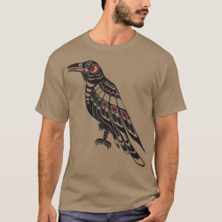 Pacific Northwest Raven native american salish for T-Shirt