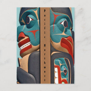 Pacific Northwest Totem Postcard