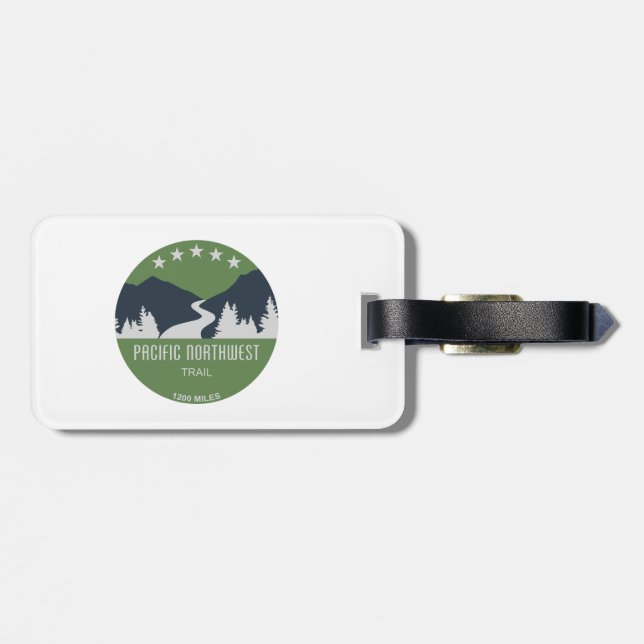 Pacific Northwest Trail Luggage Tag (Back Horizontal)