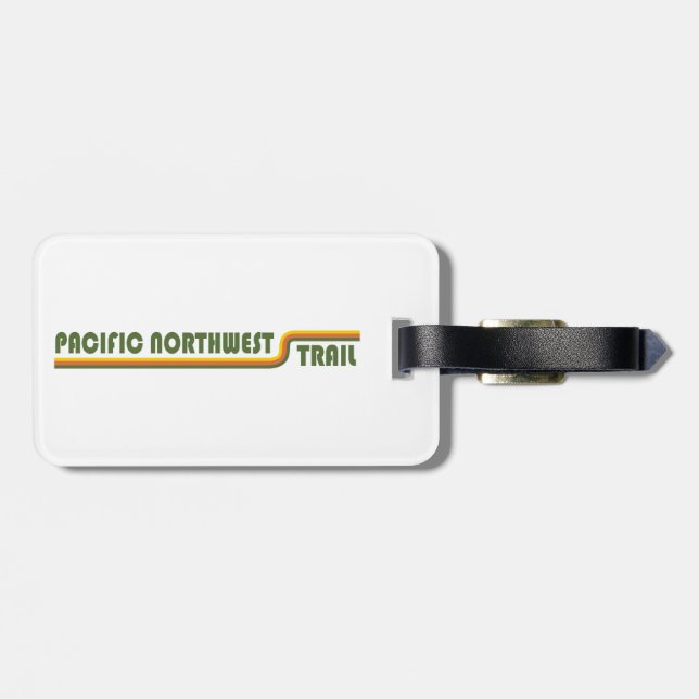 Pacific Northwest Trail Luggage Tag (Back Horizontal)