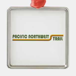 Pacific Northwest Trail Metal Ornament