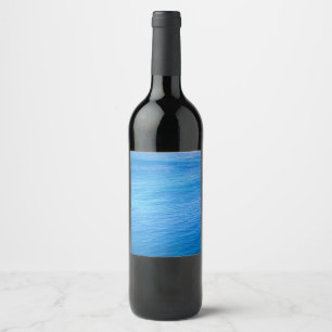 Pacific Ocean at La Jolla Beach in San Diego, Cali Wine Label