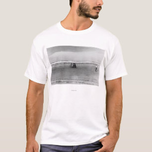Pacific Ocean Beach Scene Photograph T-Shirt