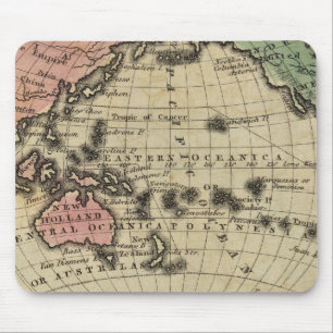 Pacific Ocean, British Islands Mouse Pad