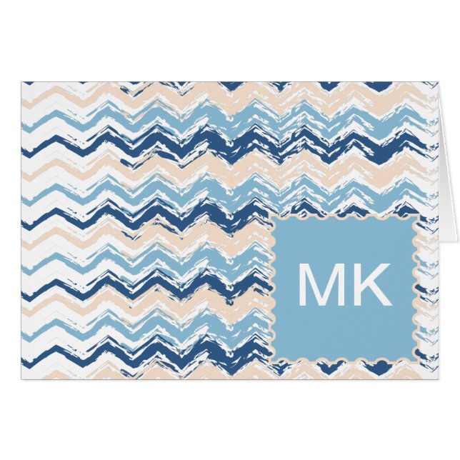 Pacific Ocean Chevron Pattern (Front Horizontal)