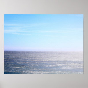 Pacific Ocean Horizon Colour 16x20 Poster