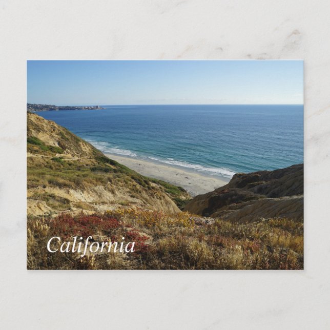 Pacific Ocean in California Postcard (Front)