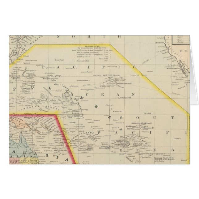 Pacific Ocean including Oceania (Front Horizontal)